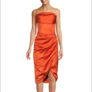 Bardot orange/red Cocktail dress, Medium